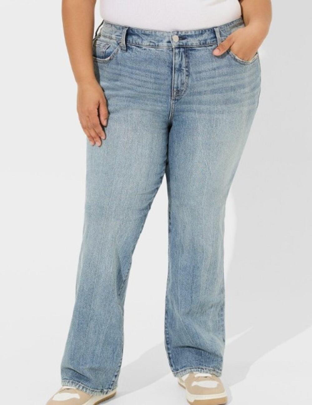 NWT Torrid Perfect Slim Boot Classic Denim Mid-Rise Jean 30XT